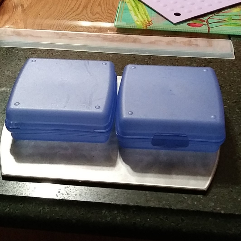 Tupperware Sandwich Containers (2) - Picture 3 of 12